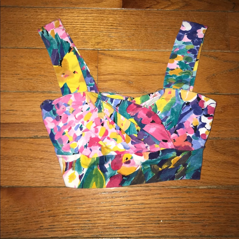 Floral crop top